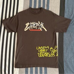 Travis Scott Brown Utopia Era Short Sleeved Tee